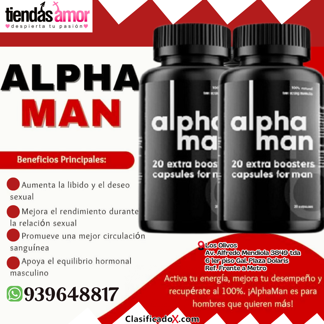 ALFAMAN Original naturales OBTENDRÁS MUCHOS ORGASMOS