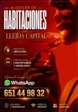 EN LLEIDA  ALQUILER DE HABITACIONES