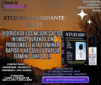 EL MEJOR RETARDANTE QUE TE DEJARA DISFRUTAR POR HORAS TIENDAS EROTICAS