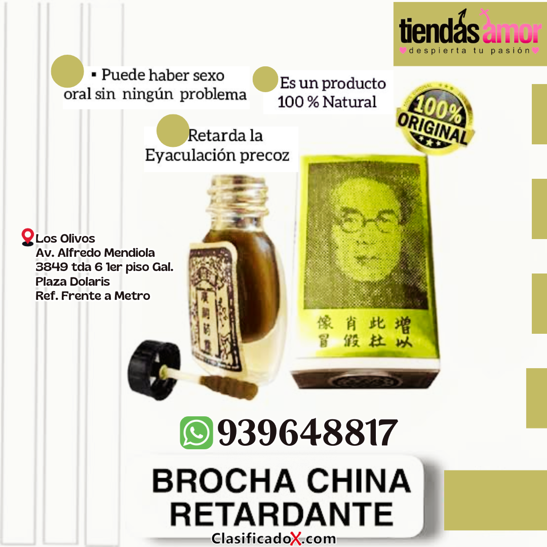 Brocha China brinda un efecto de retardante y potencia natural