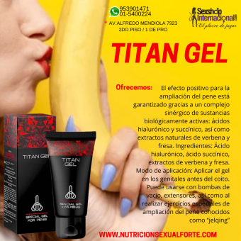 Titan Gel tienda sexshops