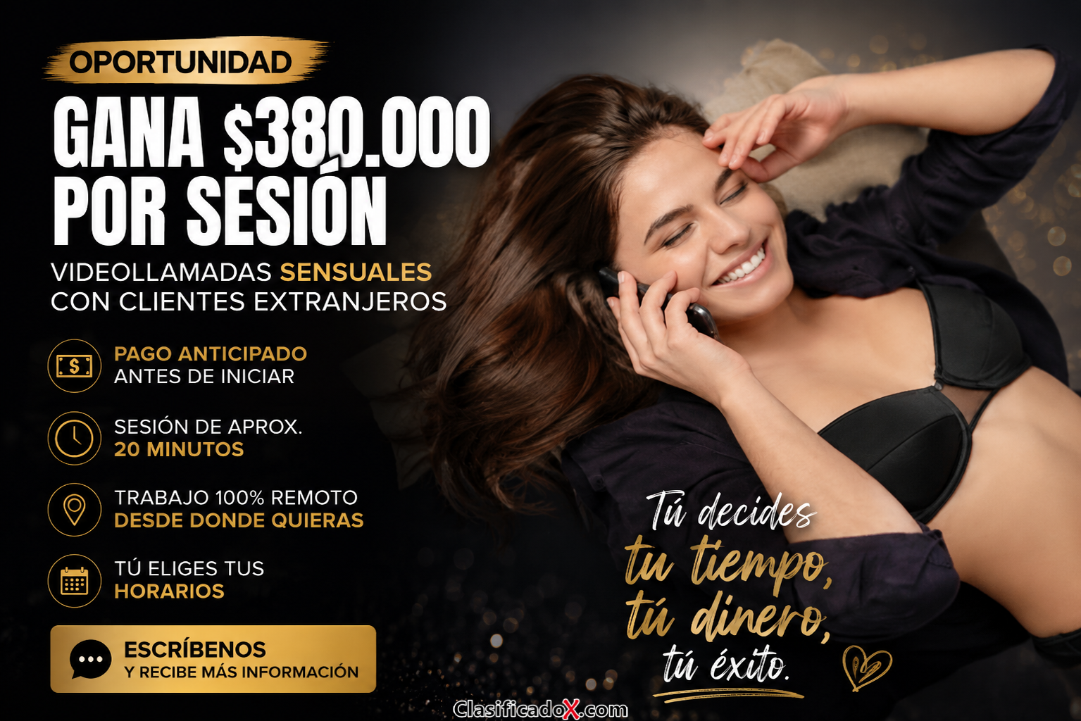 ???? INGRESOS RÁPIDOS: $380.000 EN UNA SOLA SESIÓN