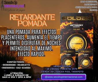 RETAR DANTE EN CREMA USO RAPIDO Y DA MAS PLACER TIENDAS ERO TICAS SAN MARTIN