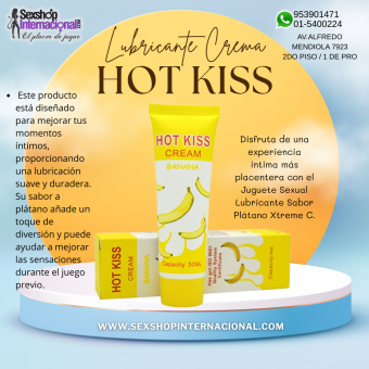 Lubricante Hot Banana tienda sexshops