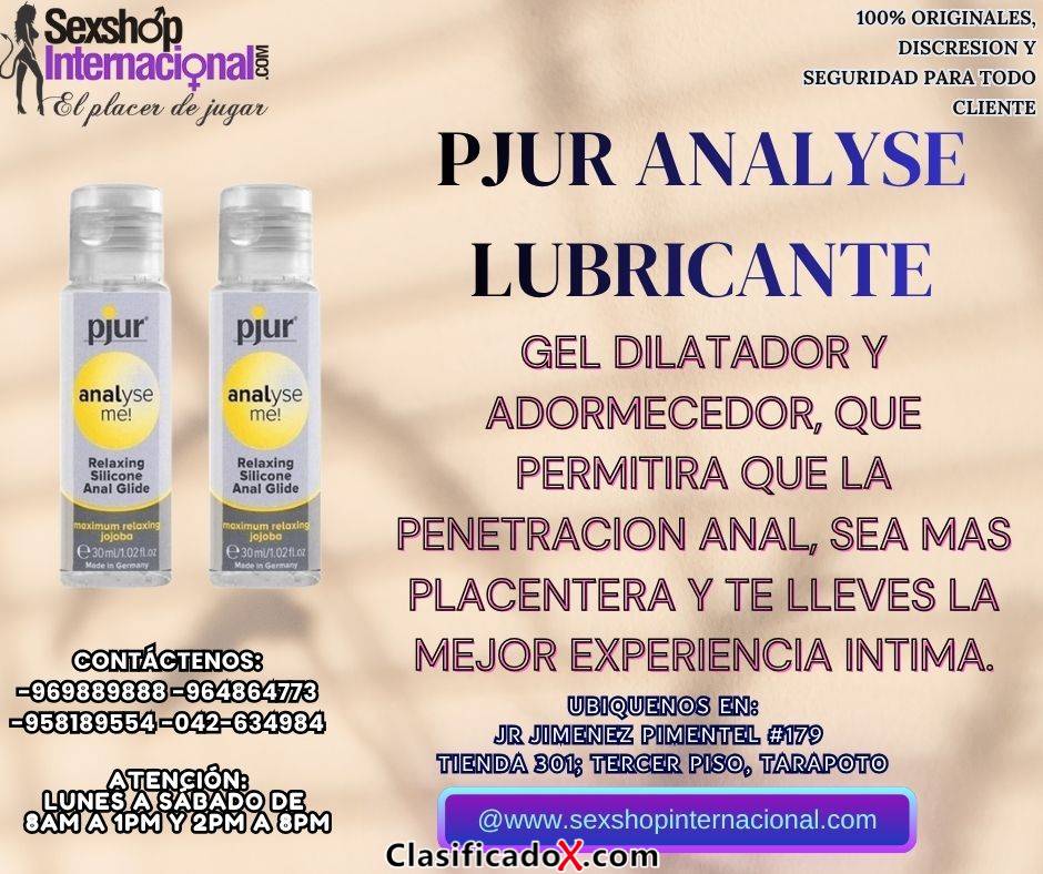 GEL LUBRICANTE QUE MEJORA LA EXPERIENCIA AN AL EN TIENDAS ERO TICAS