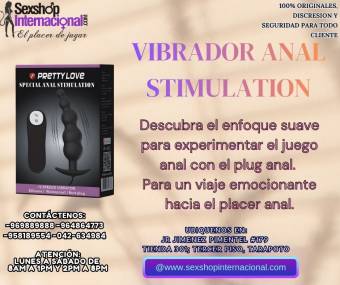 CONTROLA EL PLACER CON ESTE VIBRADOR ANAL DILATADOR EN TIENDAS EROTICAS