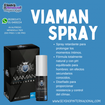 VIAMAN SPRAY TIENDA SEXSHOPS LOS OLIVOS