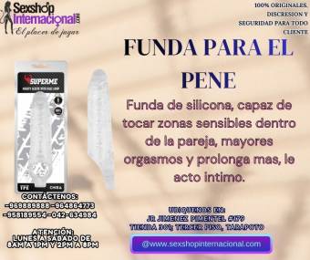 las mejores fundas para  tener tamaño y grosor del pene tiendas eroticas