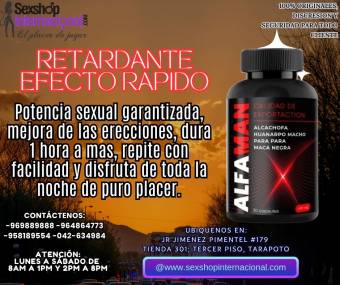 ALFAMAN POTEN CIADOR SE XUAL QUE GARANTIZA TU PLACER TIENDAS ERO TICAS