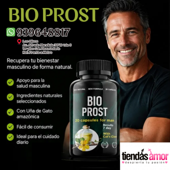 Bio Prost Importado Americano Original Made Usa 30 Capsulas