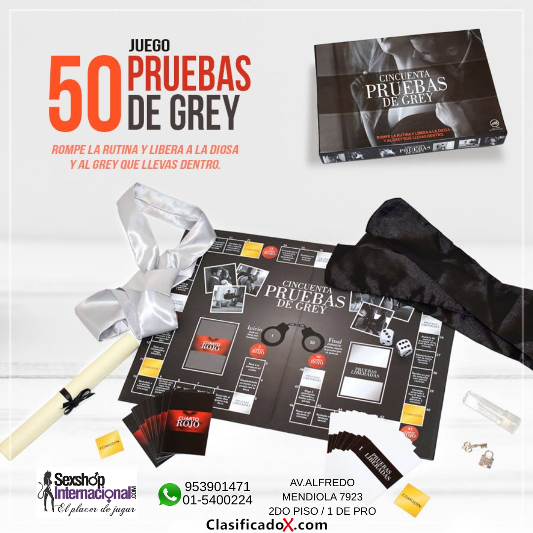 50 PRUEBAS DE GREY TIENDA SEXSHOP