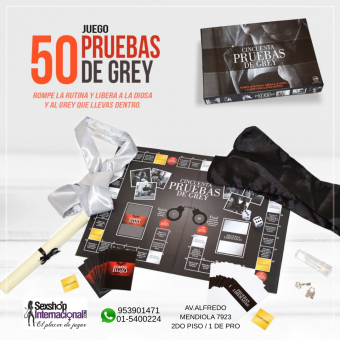 50 PRUEBAS DE GREY TIENDA SEXSHOP