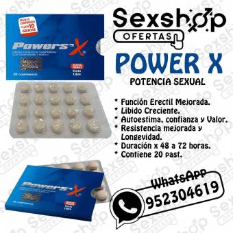POWER SEX ESTIMULANTE SEXUAL UNISEX – X 20 PAST SEXSHOP LINCE