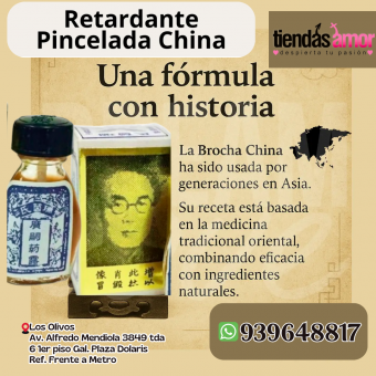 Retardante Masculino Pincelada China Brocha