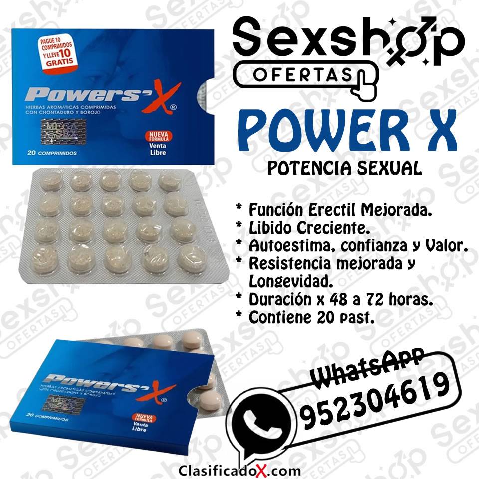 POWER SEX ESTIMULANTE SEXUAL UNISEX – X 20 PAST SEXSHOP LINCE
