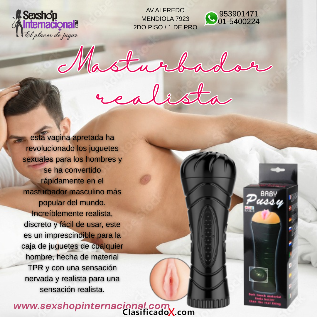 MASTURBADOR REALISTA TIENDA SEXSHOP