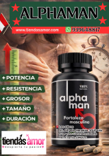 ALPHA MAN llegó para elevar tu potencia al máximo.