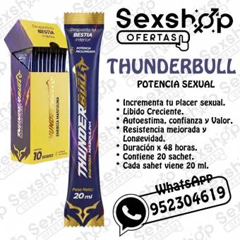 THUNDERBULL – BEBIDA AFRODISIACO – POTENCIADOR 20 ML EN SEXSHOP LINCE