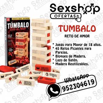 TÚMBALO RETO DE AMOR – JENGA EROTICO – PARA PAREJAS EN SEXSHOP LINCE