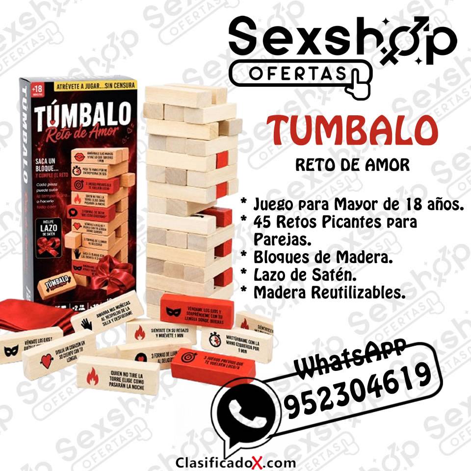 TÚMBALO RETO DE AMOR – JENGA EROTICO – PARA PAREJAS EN SEXSHOP LINCE