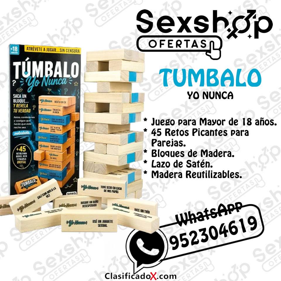 TÚMBALO YO NUNCA – JENGA EROTICO – PARA AMIGOS EN SEXSHOP LINCE