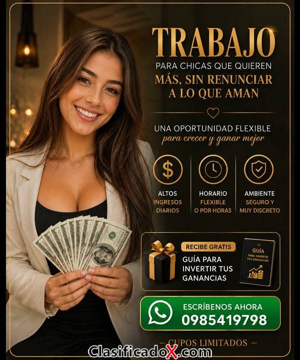 UNA OPORTUNIDAD PARA CHICAS DECIDIDAS A GANAR
