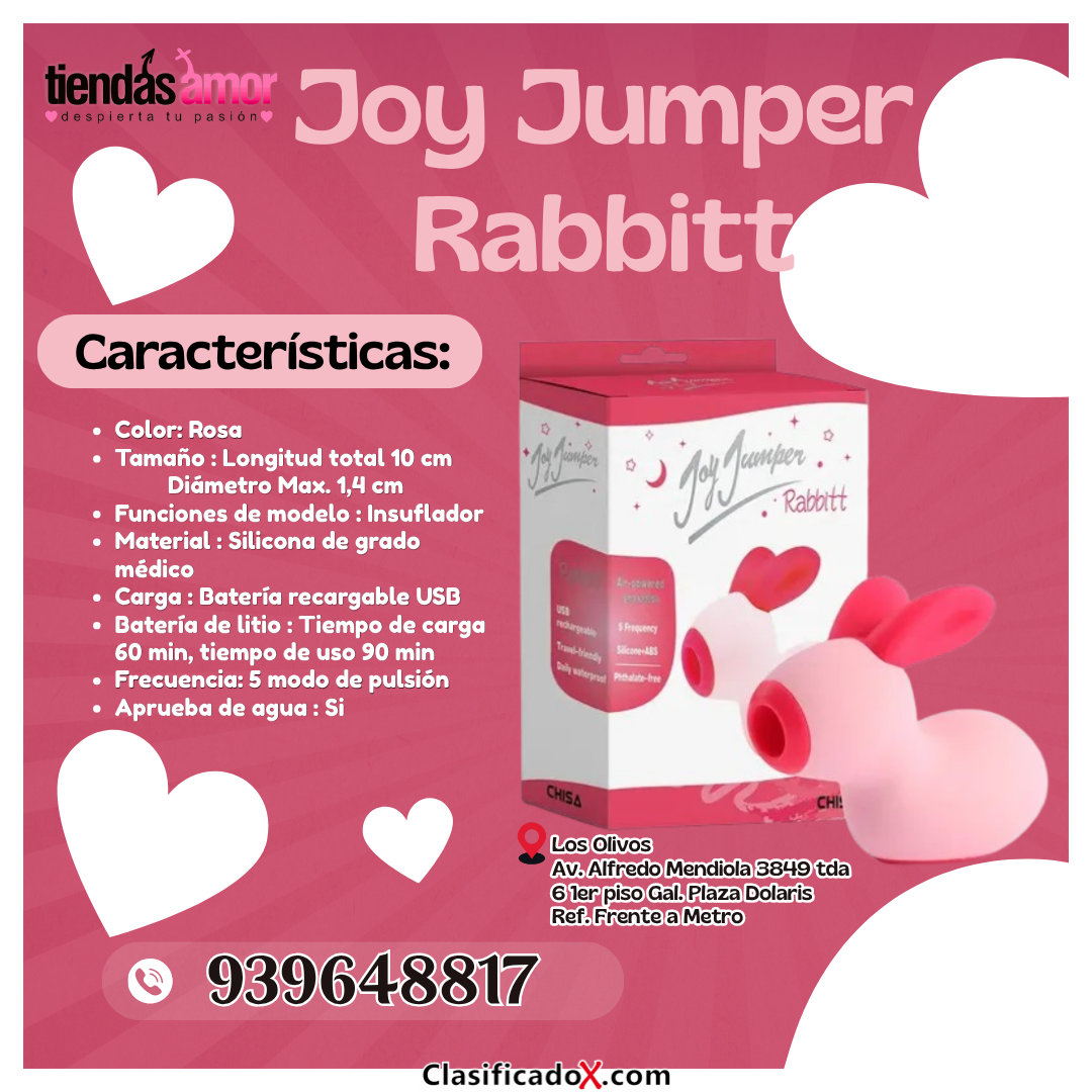 Estimulador Clítoris Rabbitt 5 Sensaciones Impulsadas rosa