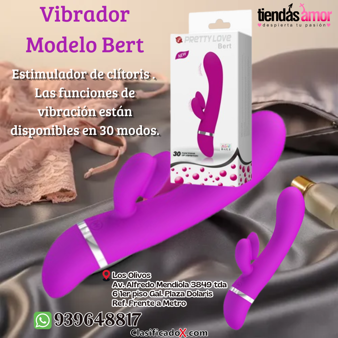 Vibrador modelo Bert 30 velocidades