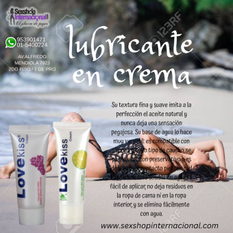 LUBRICANTE EN CREMA TIENDA SEXSHOP