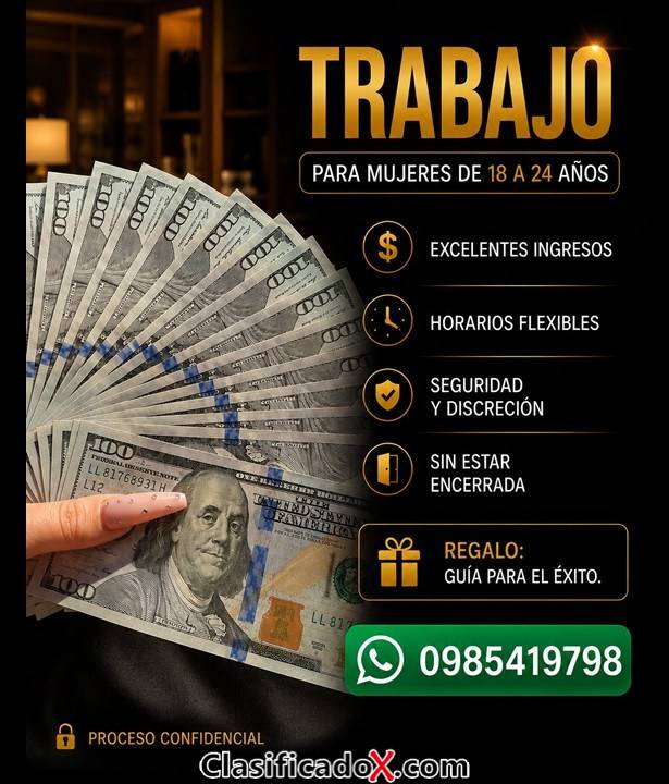 Si Eres Bonita Y Quieres Cobrar Bien, Queremos Conocerte