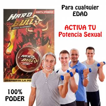 HARD BULL XL 3000 – X 3 CAPSULAS – ACTIVA TU POTENCIA - SEXSHOP LINCE