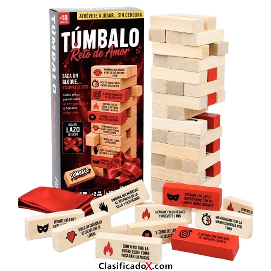 TÚMBALO RETO DE AMOR – JENGA EROTICO – PARA PAREJAS EN SEXSHOP LINCE