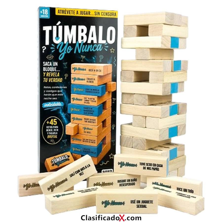 TÚMBALO YO NUNCA – JENGA EROTICO – PARA AMIGOS EN SEXSHOP LINCE