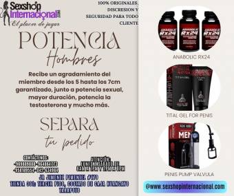 POTEN CIA Y DURACION SE XUAL GARANTIZADO PARA HOMBRES TIENDAS ERO TICAS