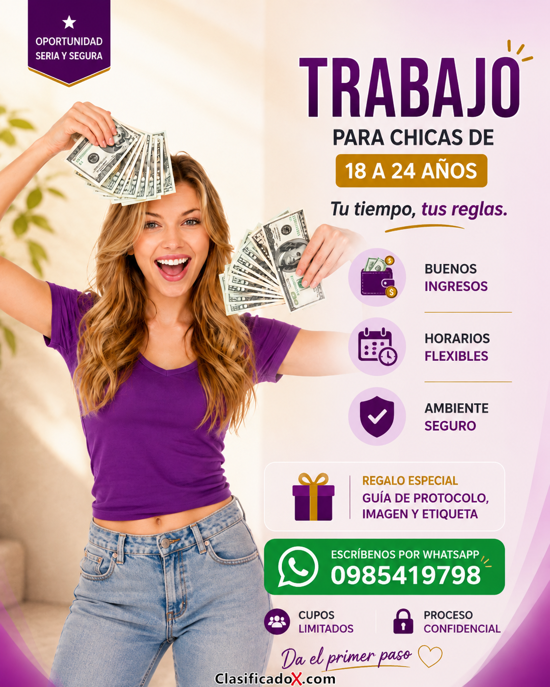 Buscamos Chicas Bonitas Con Excelente Presencia Y Actitud