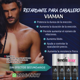 Prueba el spray retardante Viaman, una fórmula premium diseñada para prolongar esos momentos especiales