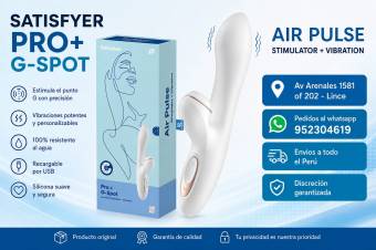SATISFYER PRO+ G-SPOT – AIR PULSE STIMULATOR + VIBRATION EN SEXSHOP LINCE