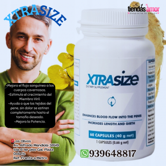 Xtra----Size puede ayudar a aumentar la longitud  grosor del miembro