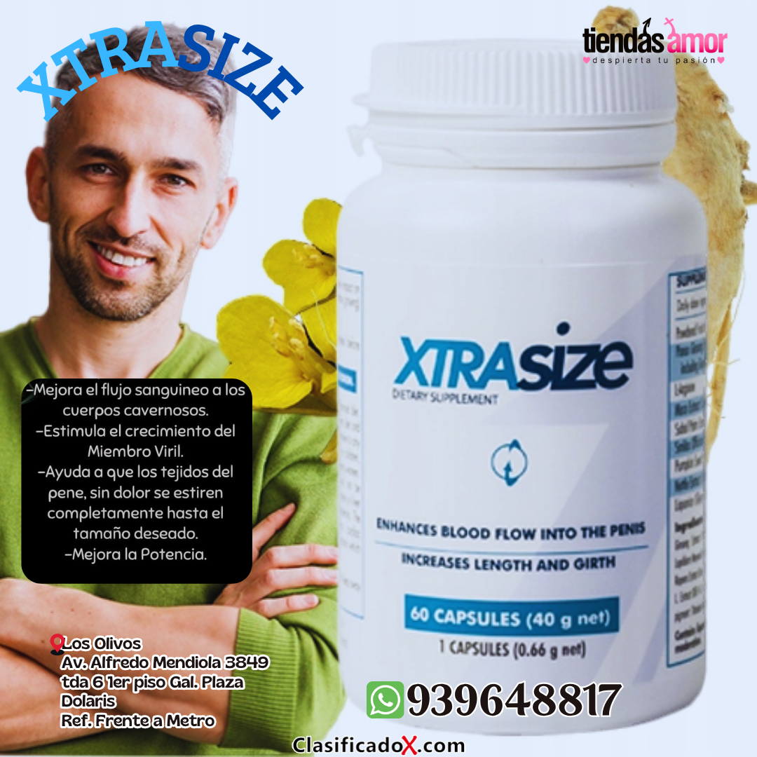 Xtra----Size puede ayudar a aumentar la longitud  grosor del miembro