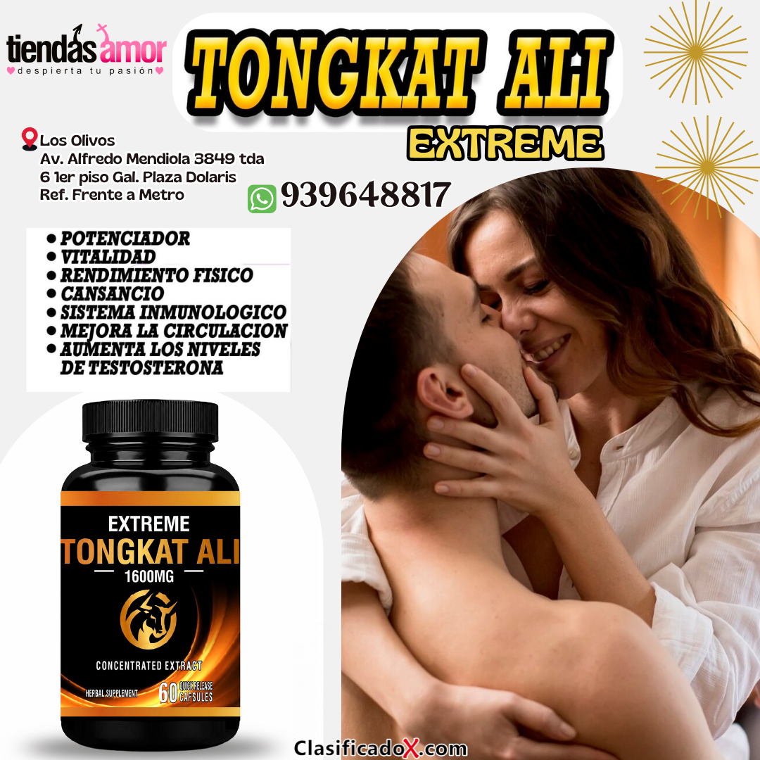 Aumenta los niveles de testosterona TONGKAT ALI