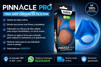 ANILLO PARA PENE Y TESTICULOS PINNACLE PRO EN SEXSHOP LINCE