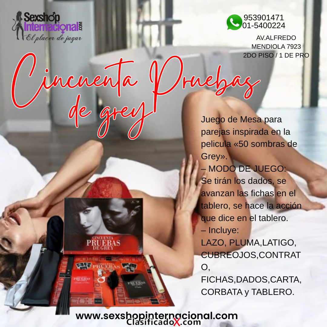 CICUENTA PRUEBAS DR GREY TIENDA SEXSHOP