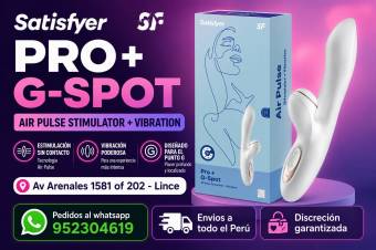 SATISFYER PRO+ G-SPOT – AIR PULSE STIMULATOR + VIBRATION EN SEXSHOP LINCE
