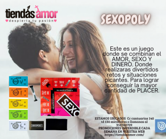 Juego Erótico de Mesa Sexopoly para Parejas TIENDAS AMOR MIRAFLORES