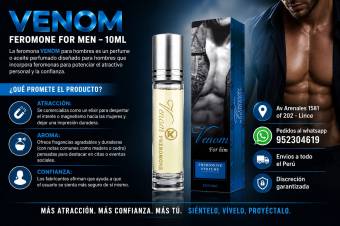 FEROMONAS VENOM PARA ATRAER A LA MUJER EN SEXSHOP LINCE