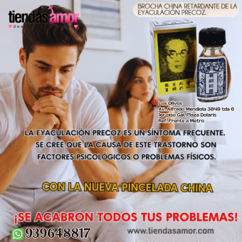 Brocha China brindan un efecto de retardante y potencia natural - TIENDAS AMOR