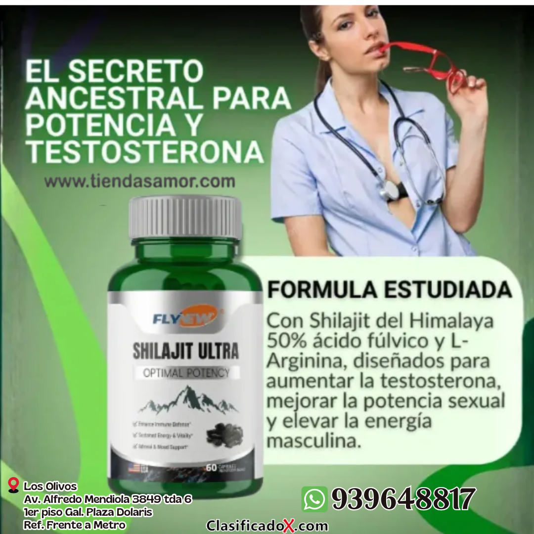 Shilajit Ultra Mayor Energia Enfoque Concentración X2