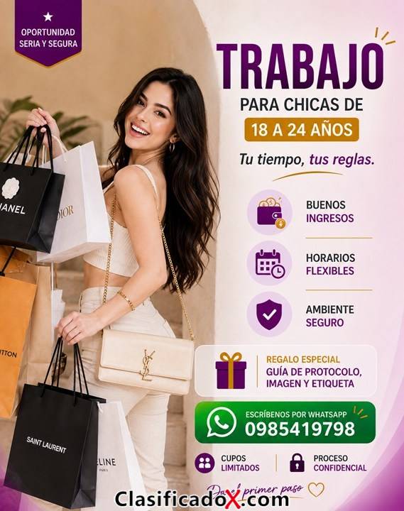 ¡Trabaja Hoy Con Nosotras! Genera Ingresos Fácil Y Rápido