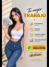 ¡Trabaja Desde Hoy! Con Horarios Flexibles Y Sin Descuidar Tus Estudios