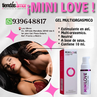 Gel multiorgásmico minilove mujer TIENDAS AMOR SEXSHOP MIRA